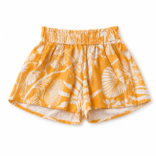 Load image into Gallery viewer, Yellow Palm Print Kids Matching Set