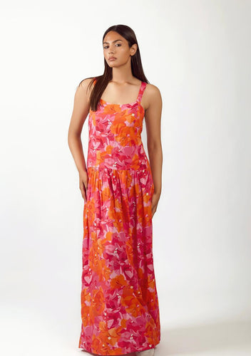Print Maxi Dress.
