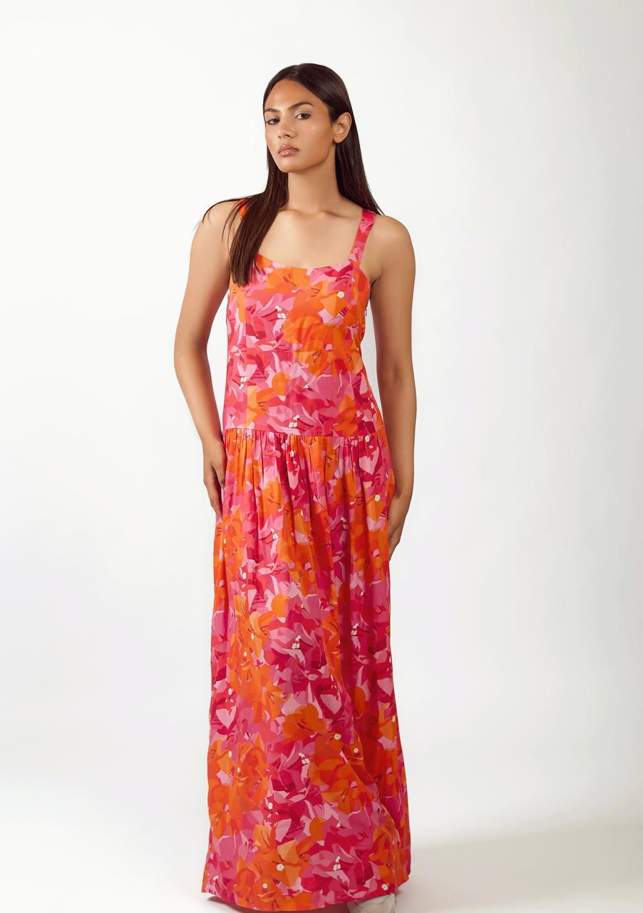 Print Maxi Dress.