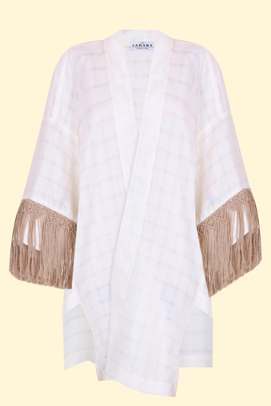 Macrame Sleeve Kimono