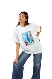 Diver Print T-shirt.