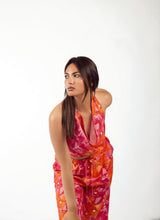 Load image into Gallery viewer, Draped Print Top.