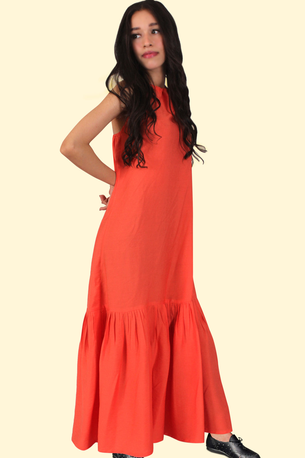 Summer Orange Maxi