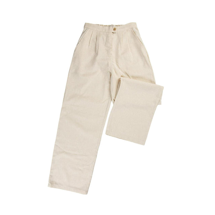 Linen Pegged Pants