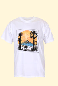 Camel Print T-Shirt.