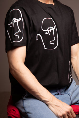 Linear Faces Tee.