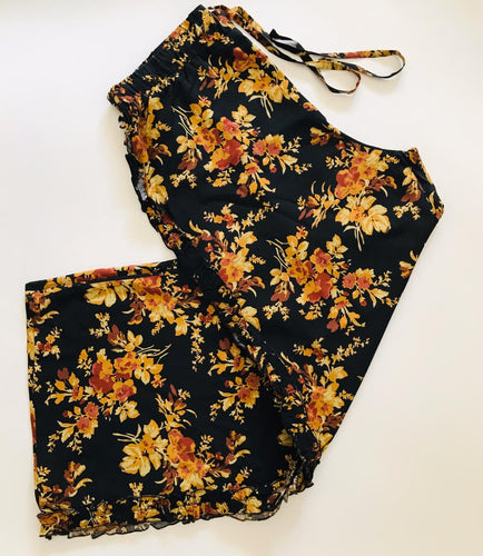 Ruffle Trim Pants