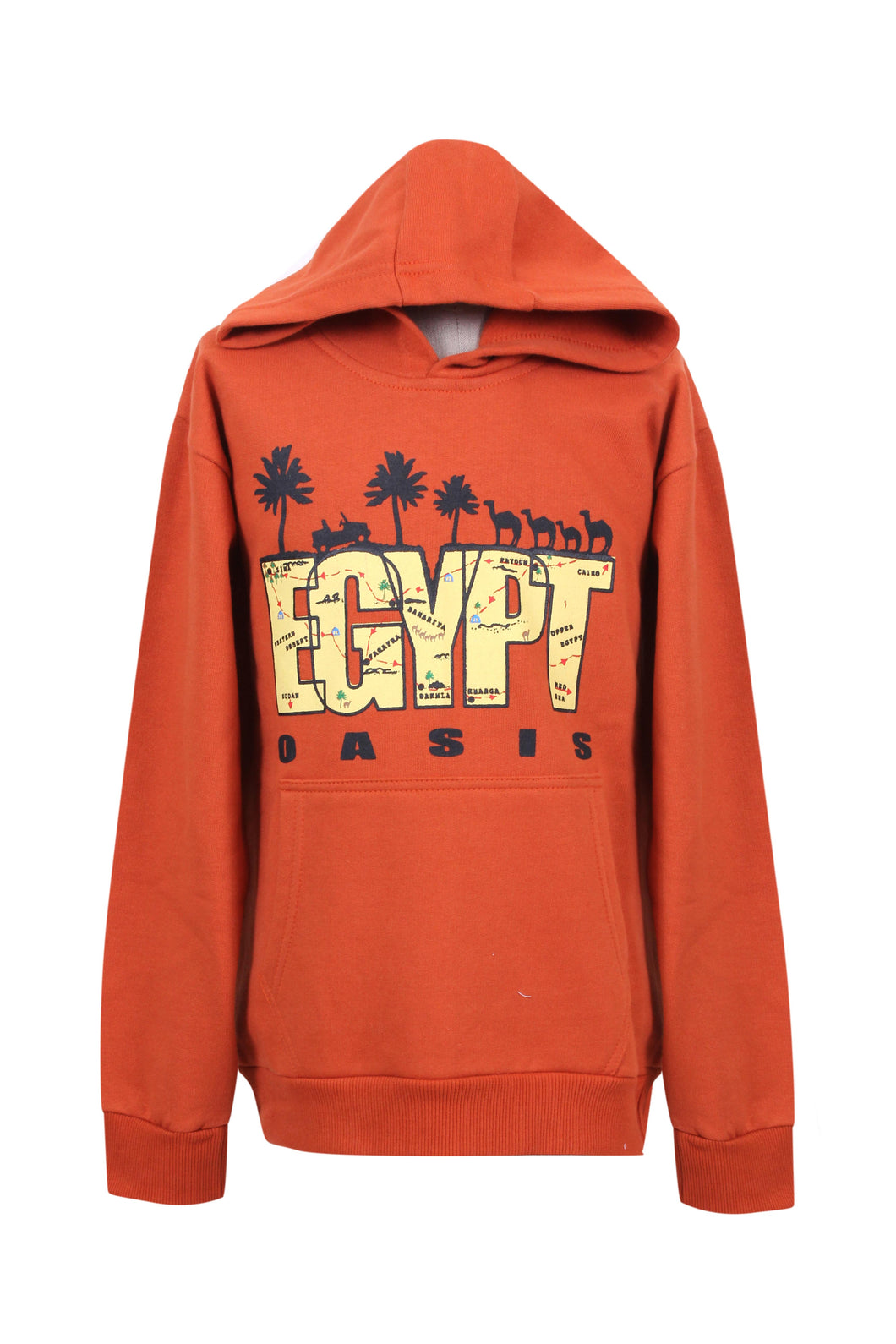 Egypt Kids Print Hoodie.