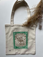 Load image into Gallery viewer, Vintage Nubian Post Stamp Tote.