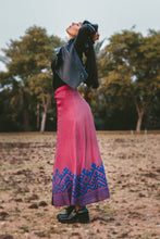 Load image into Gallery viewer, Button Print Maxi Skirt.